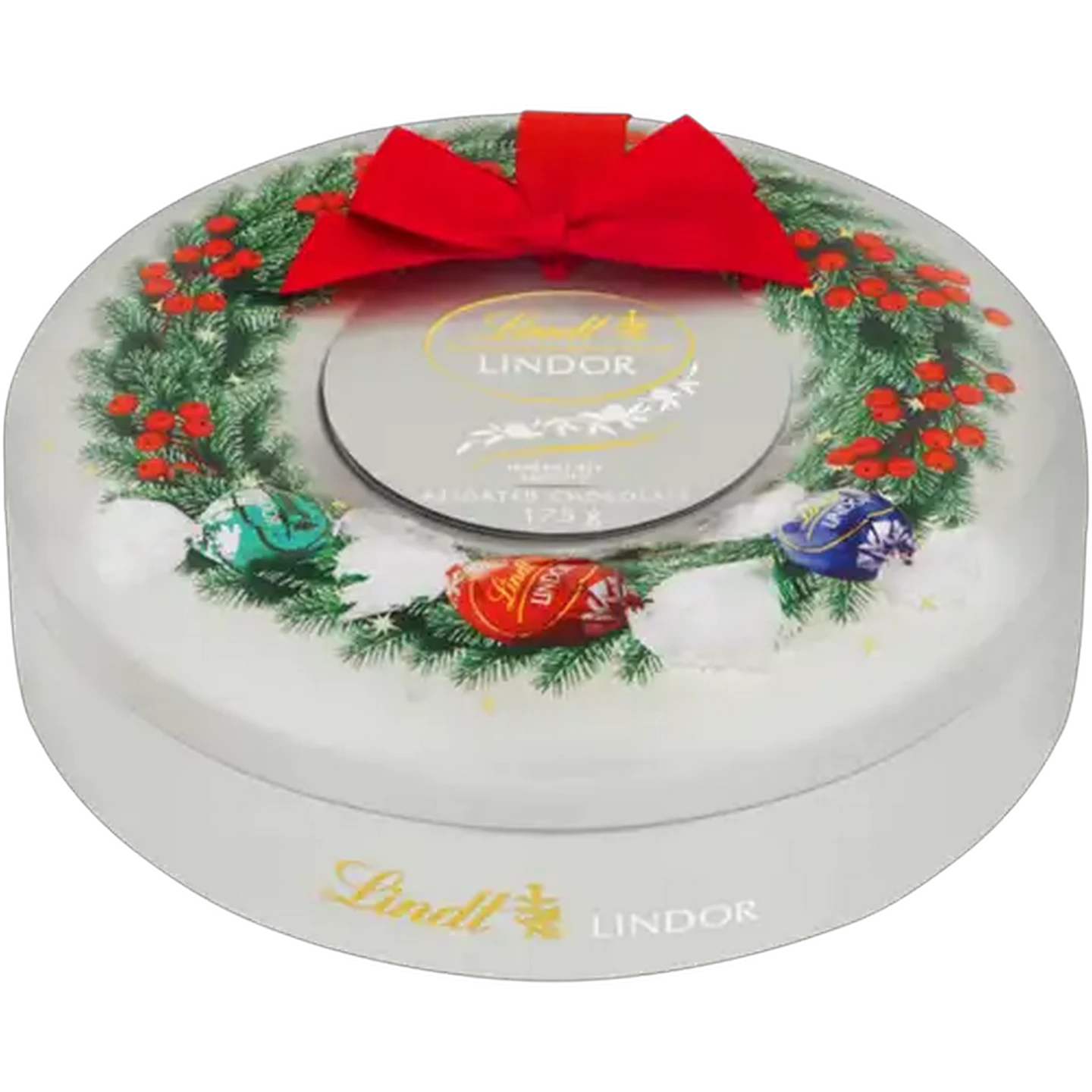 Checkers Sixty60 | Lindt LINDOR Assorted Wreath Silver Christmas