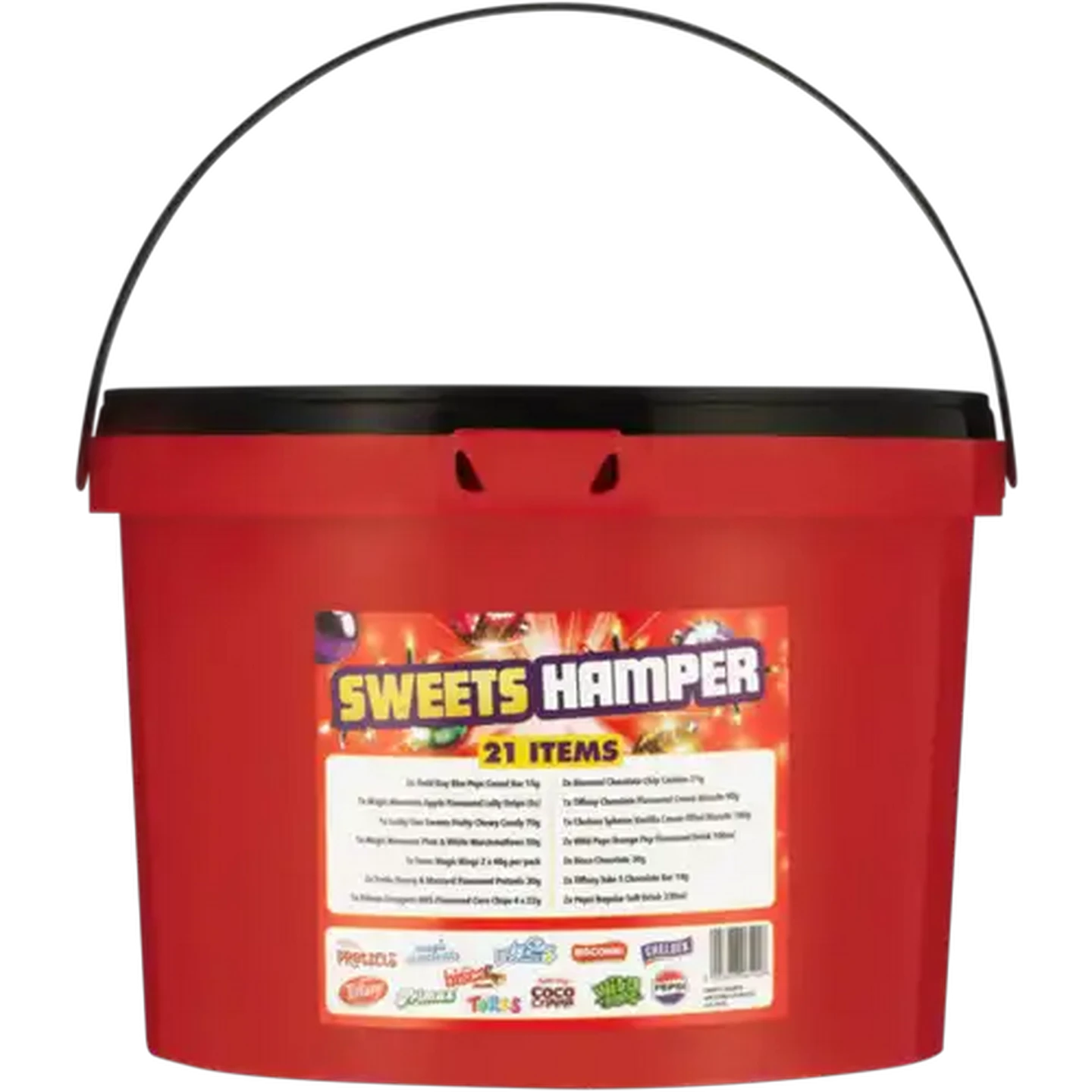 Image of Sweets Hamper Bucket 21 Piece