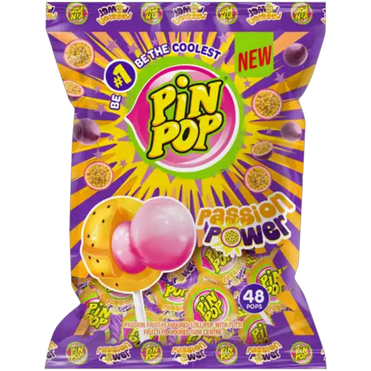 その他 POP Checkers Sixty60 | Pin Pop Passion Power Lollipops 48 Pack