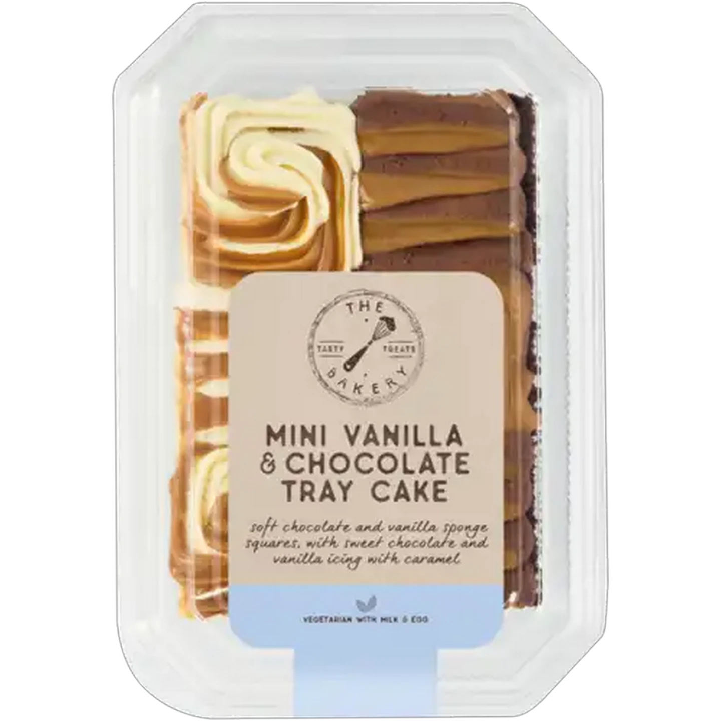 Image of The Bakery Mini Vanilla & Chocolate Tray Cake 24cm