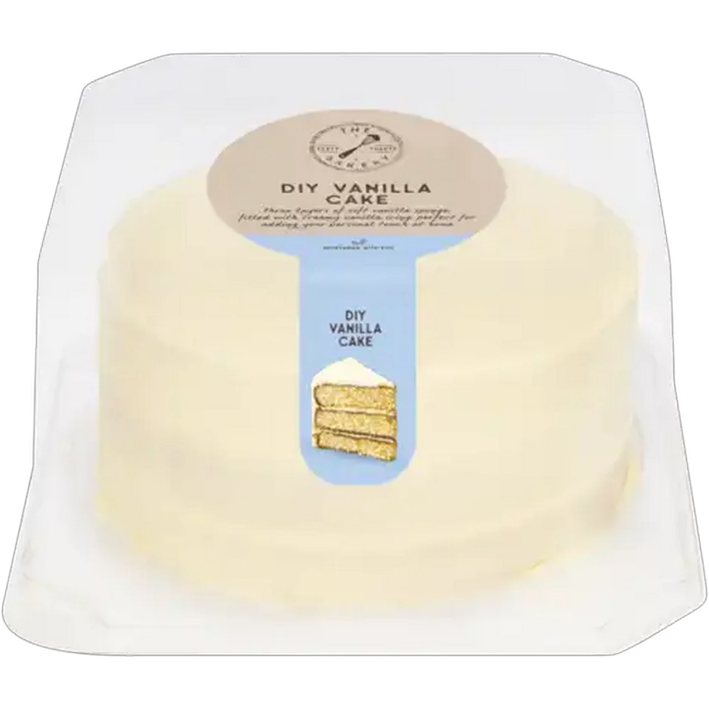 Image of The Bakery DIY Vanilla Cake 18cm