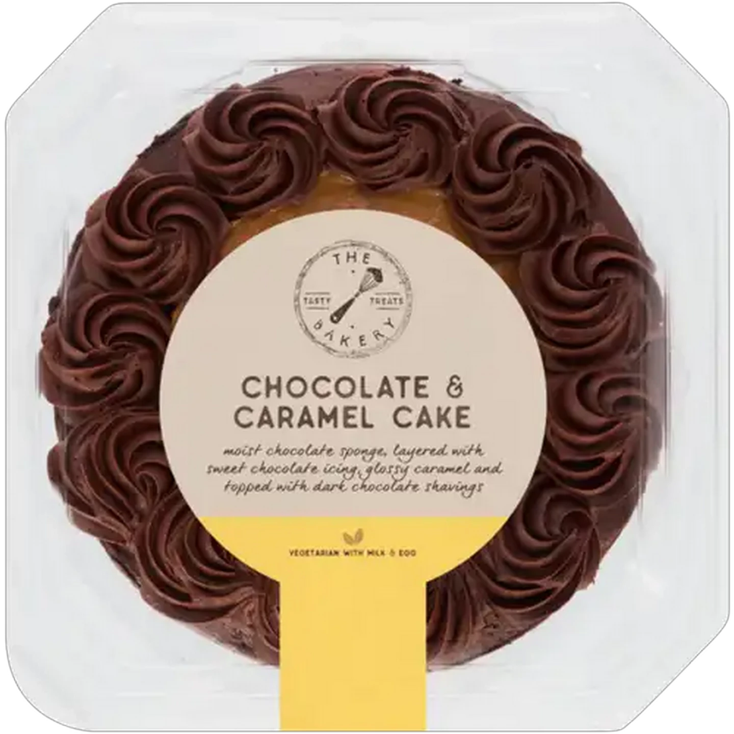 Image of The Bakery Chocolate & Caramel Cake 18cm