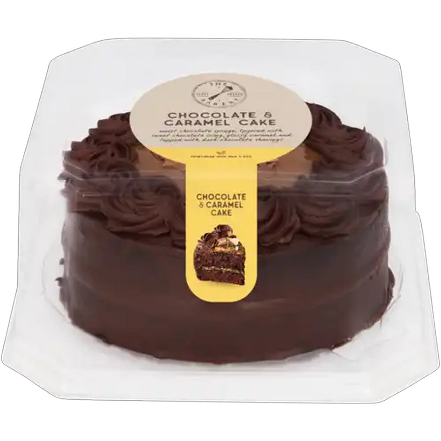 Image of The Bakery Chocolate & Caramel Cake 18cm