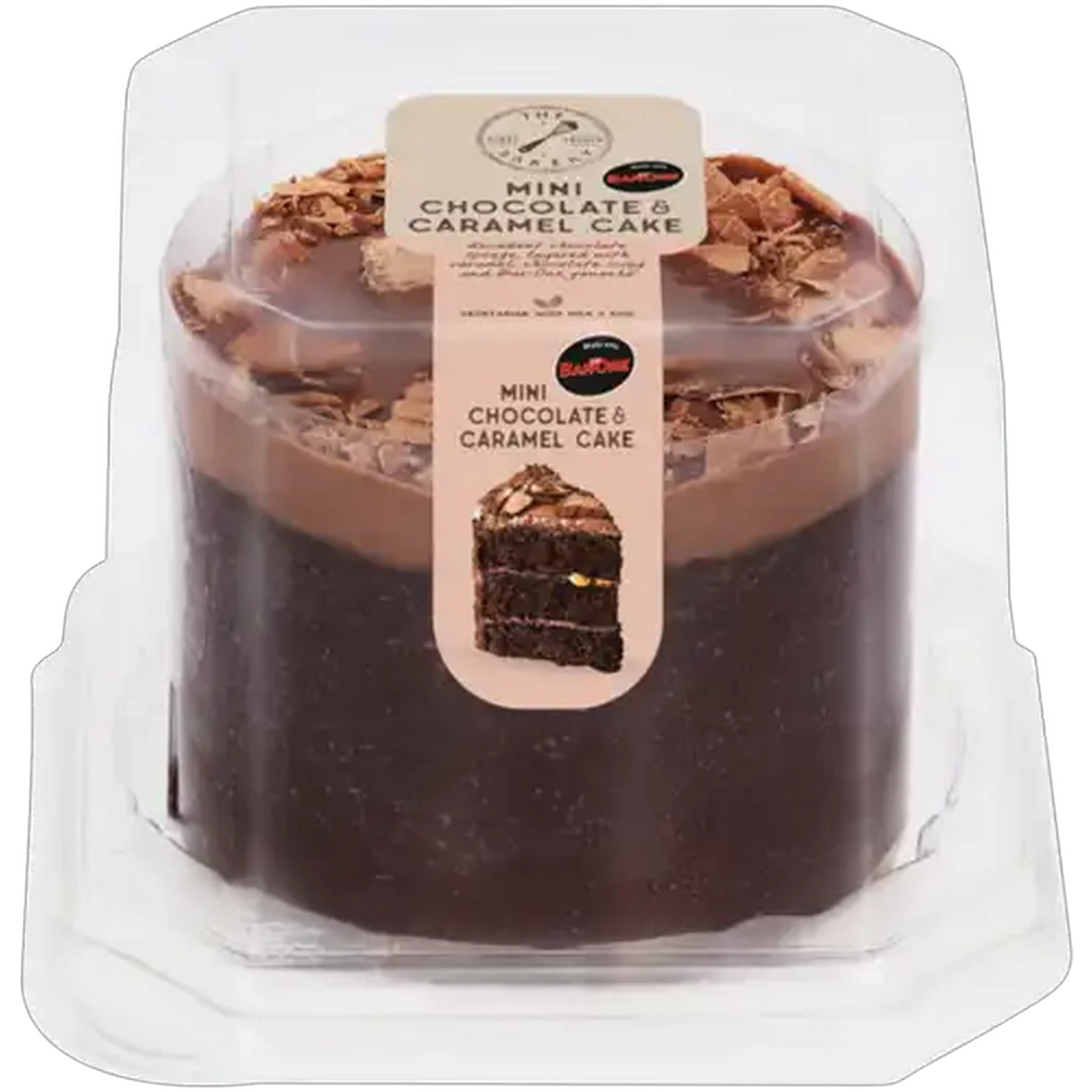 Image of The Bakery Mini Chocolate & Caramel Cake 10cm