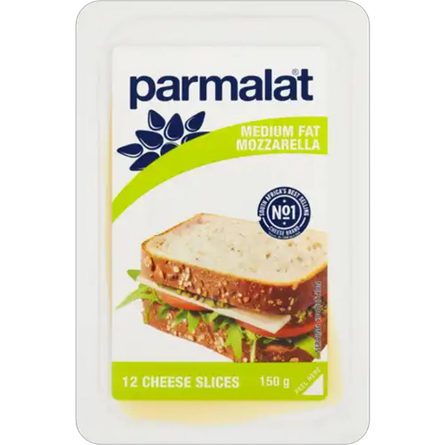Image of Parmalat Medium Fat Mozzarella Cheese Slices 12 Pack