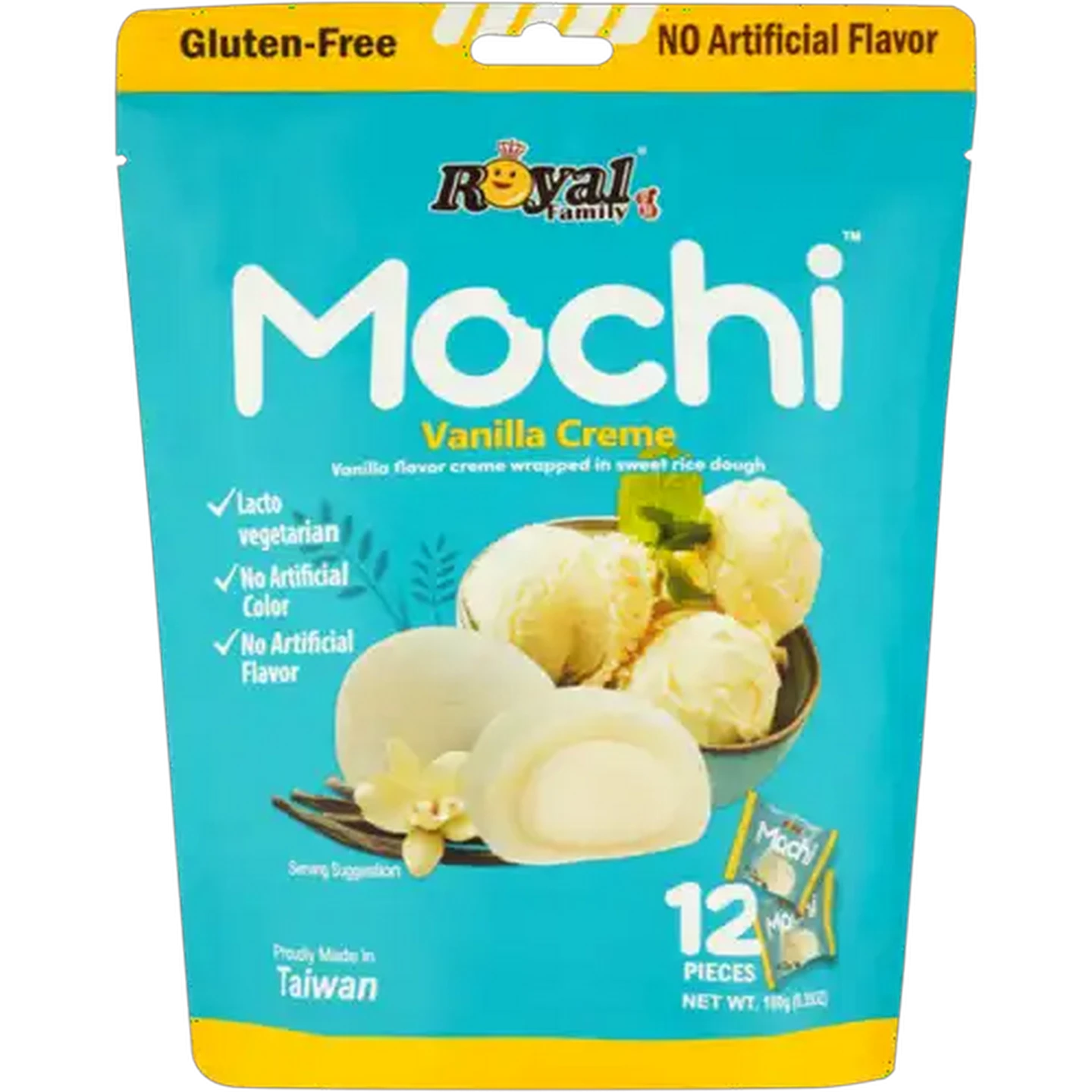 パワプロ　mochi Checkers Sixty60 | Royal Family Vanilla Creme Mochi 12 Pack