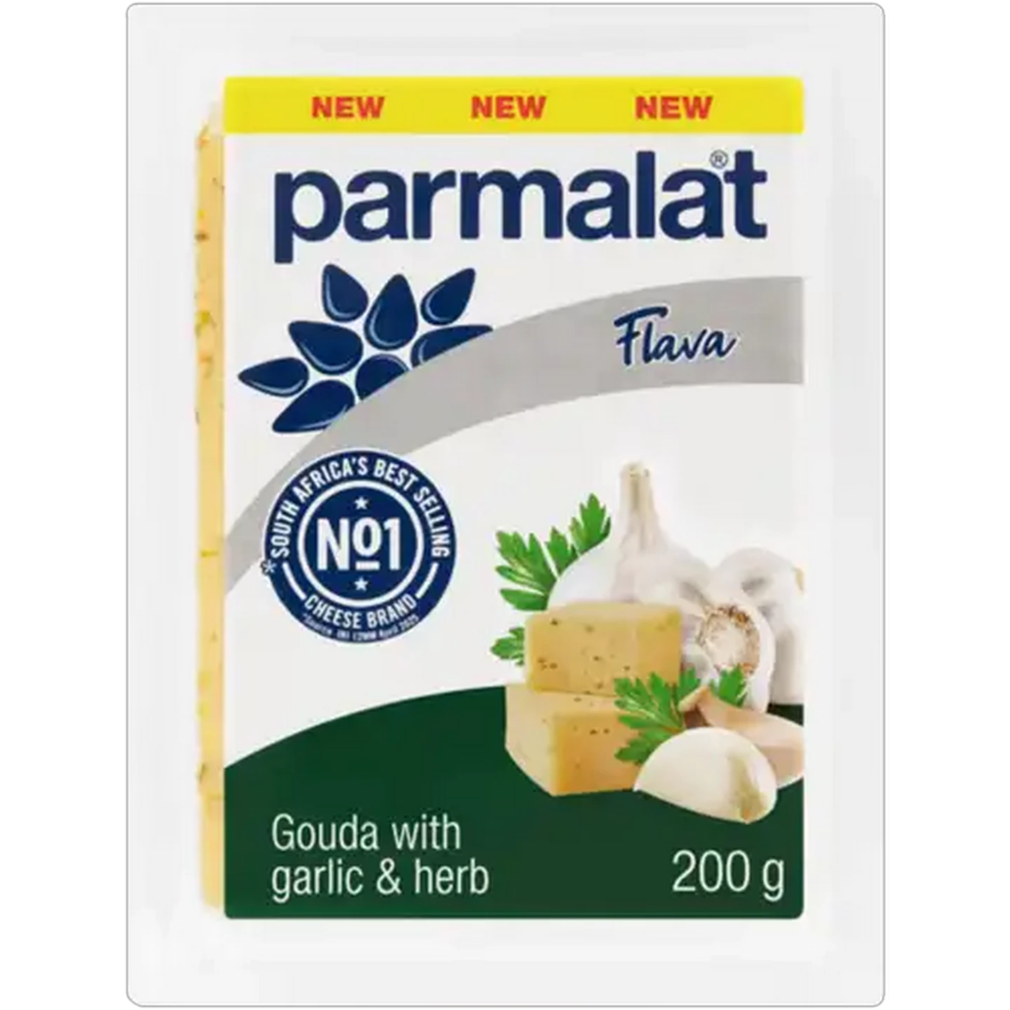 Image of Parmalat Flava Gouda with Garlic & Herb 200g
