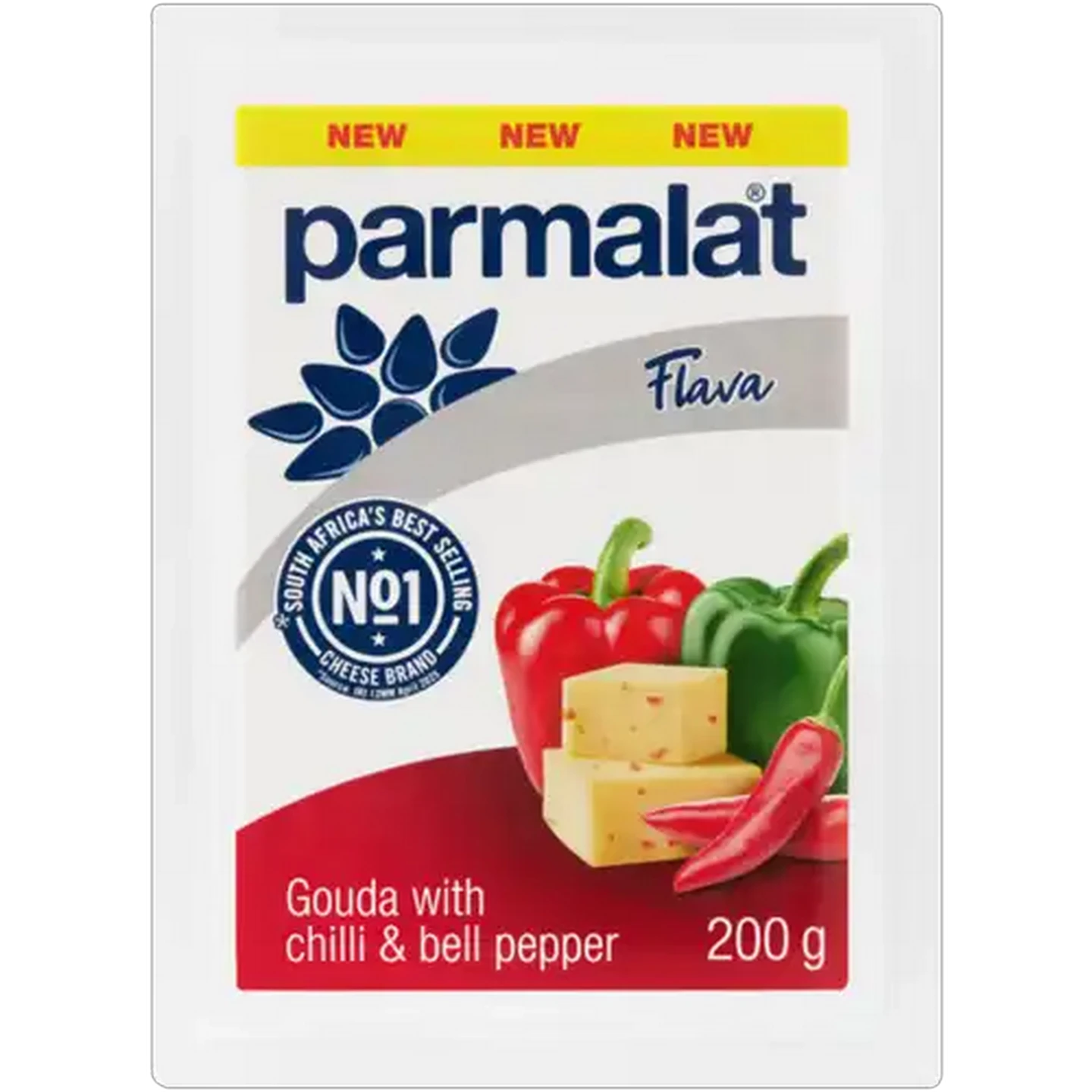 Image of Parmalat Flava Gouda with Chilli & Bell Pepper 200g