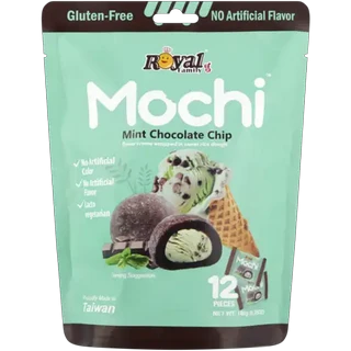 Royal Family Mint Chocolate Chip Mochi 12 Pack