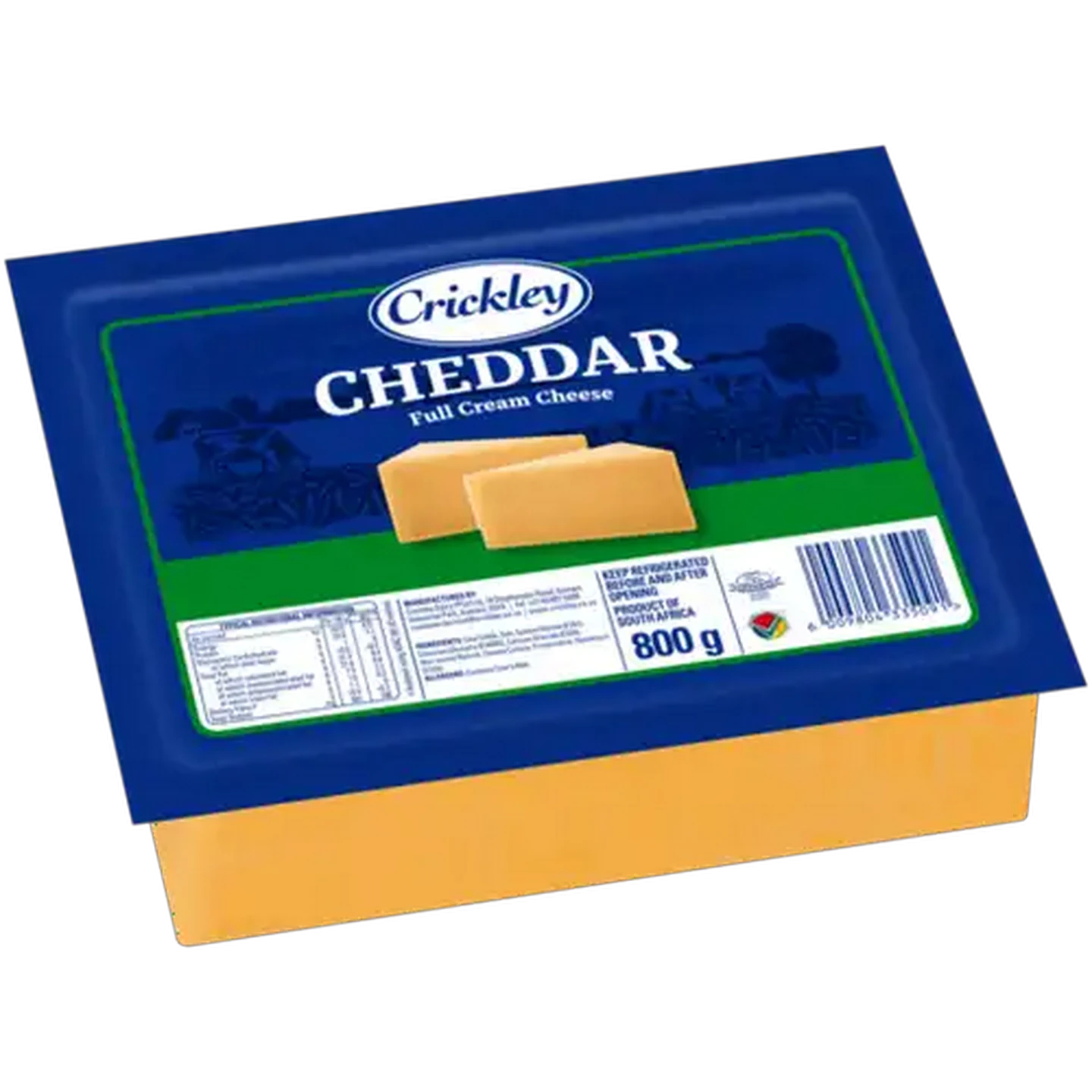 Image of Crickley Full Cream Cheddar Cheese 800g