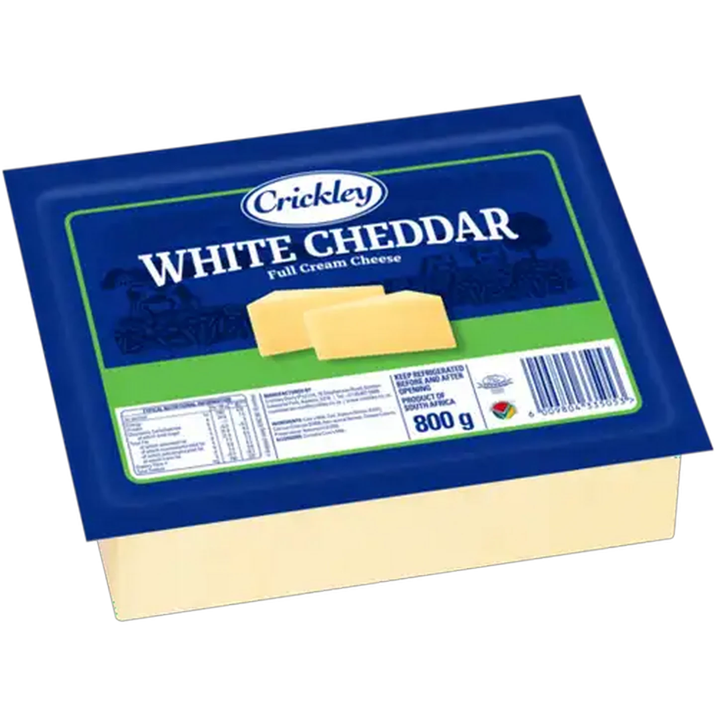 Image of Crickley Full Cream White Cheddar Cheese 800g