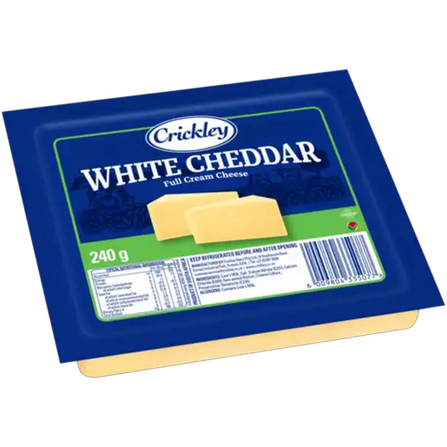 Image of Crickley Full Cream White Cheddar Cheese 240g