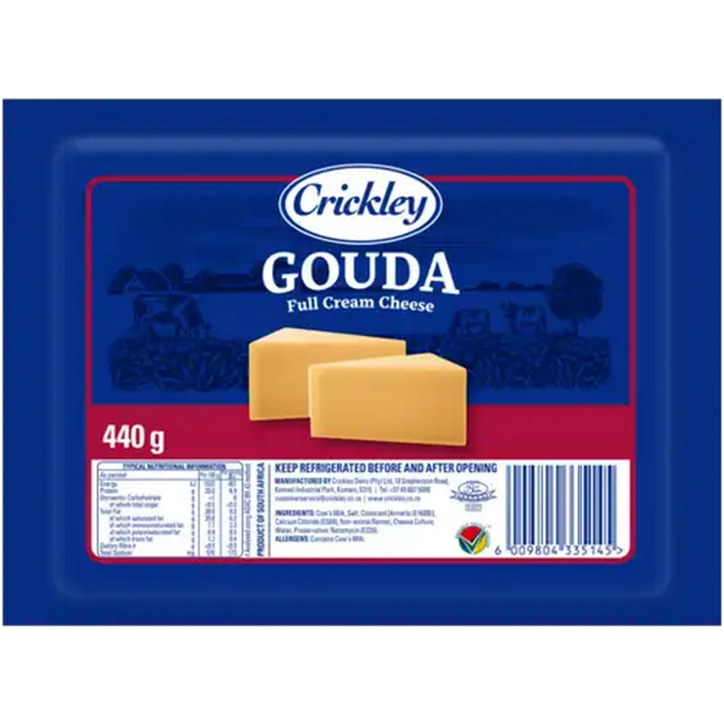 Image of Crickley Full Cream Gouda Cheese 440g