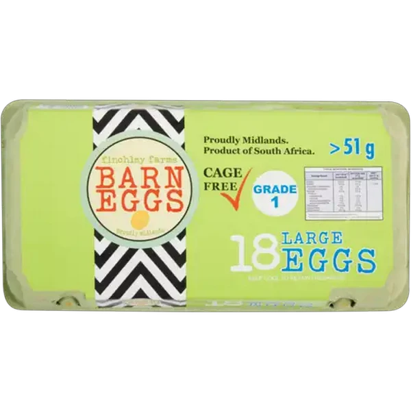 Finchley Farms Barn Eggs 18 Pack