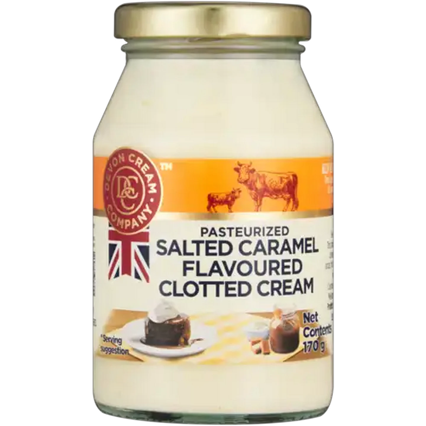 Image of Devon Cream Company Salted Caramel Flavoured Clotted Cream 170g