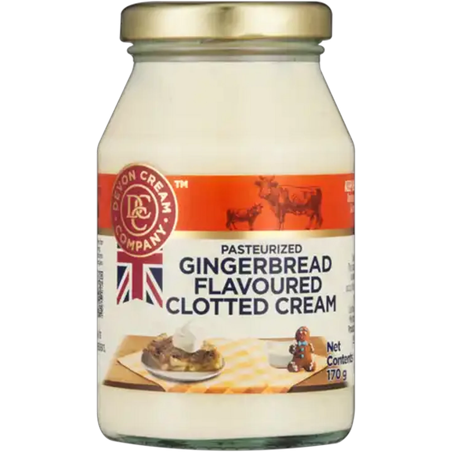 Image of Devon Cream Company Gingerbread Flavoured Clotted Cream 170g