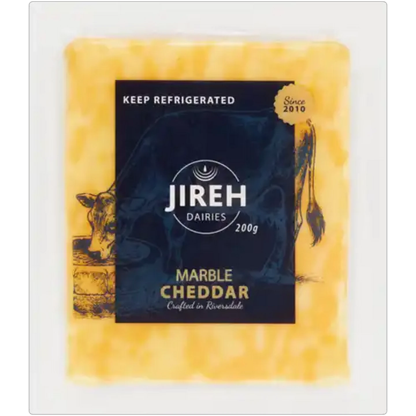 Image of Jireh Dairies Marble Cheddar Cheese 200g