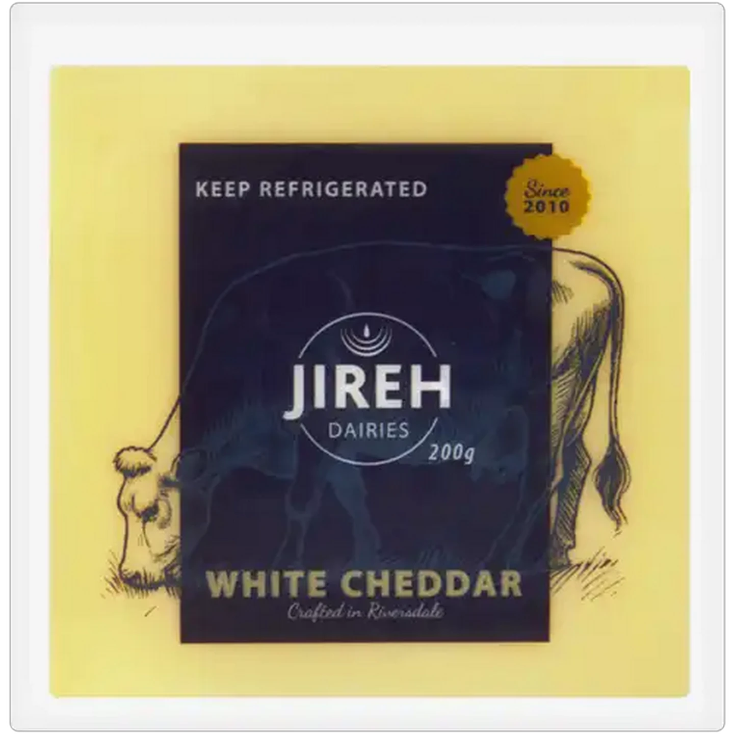 Image of Jireh Dairies White Cheddar Cheese 200g
