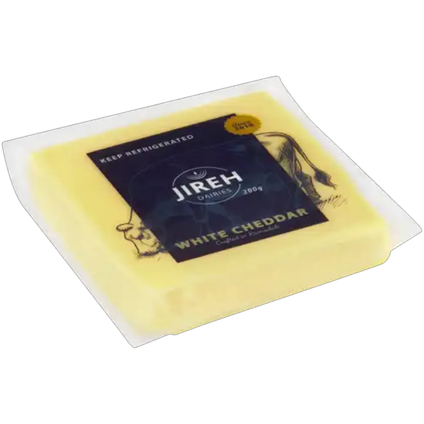 Image of Jireh Dairies White Cheddar Cheese 200g