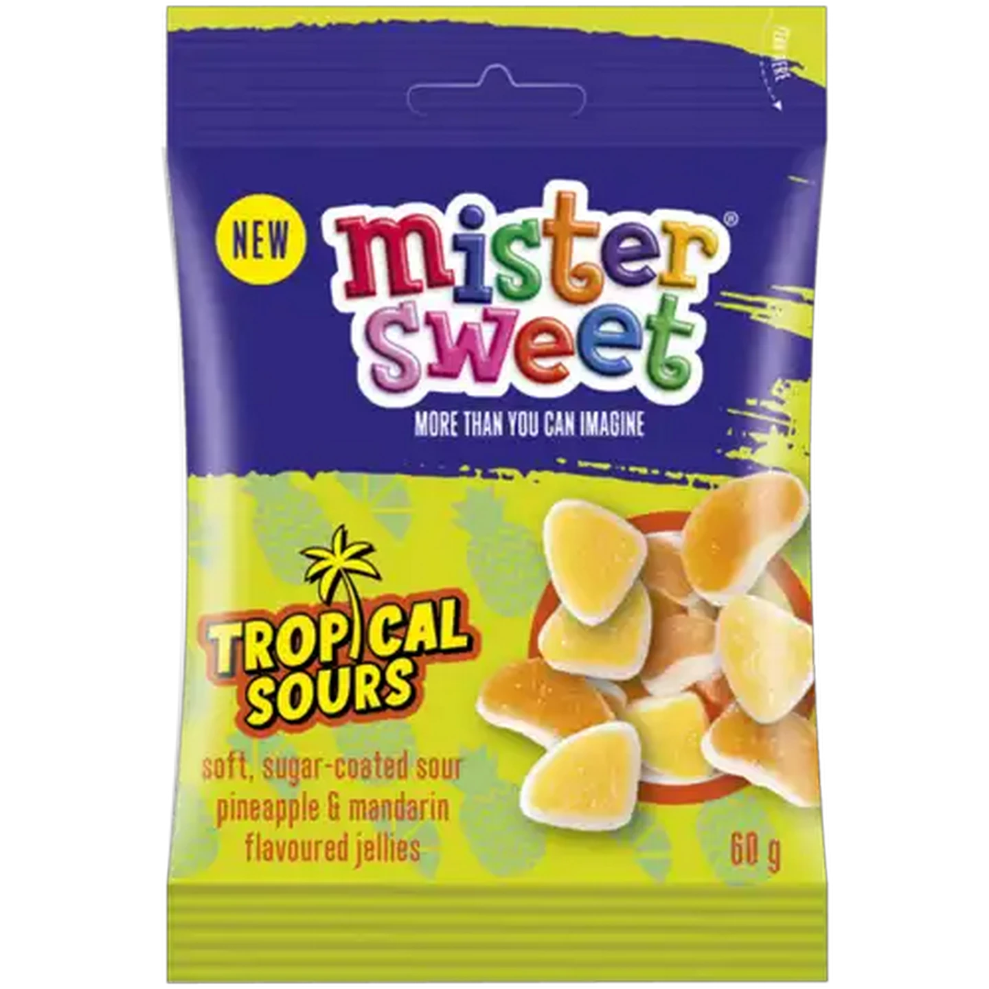 Image of Mister Sweet Tropical Sour Jellies 60g