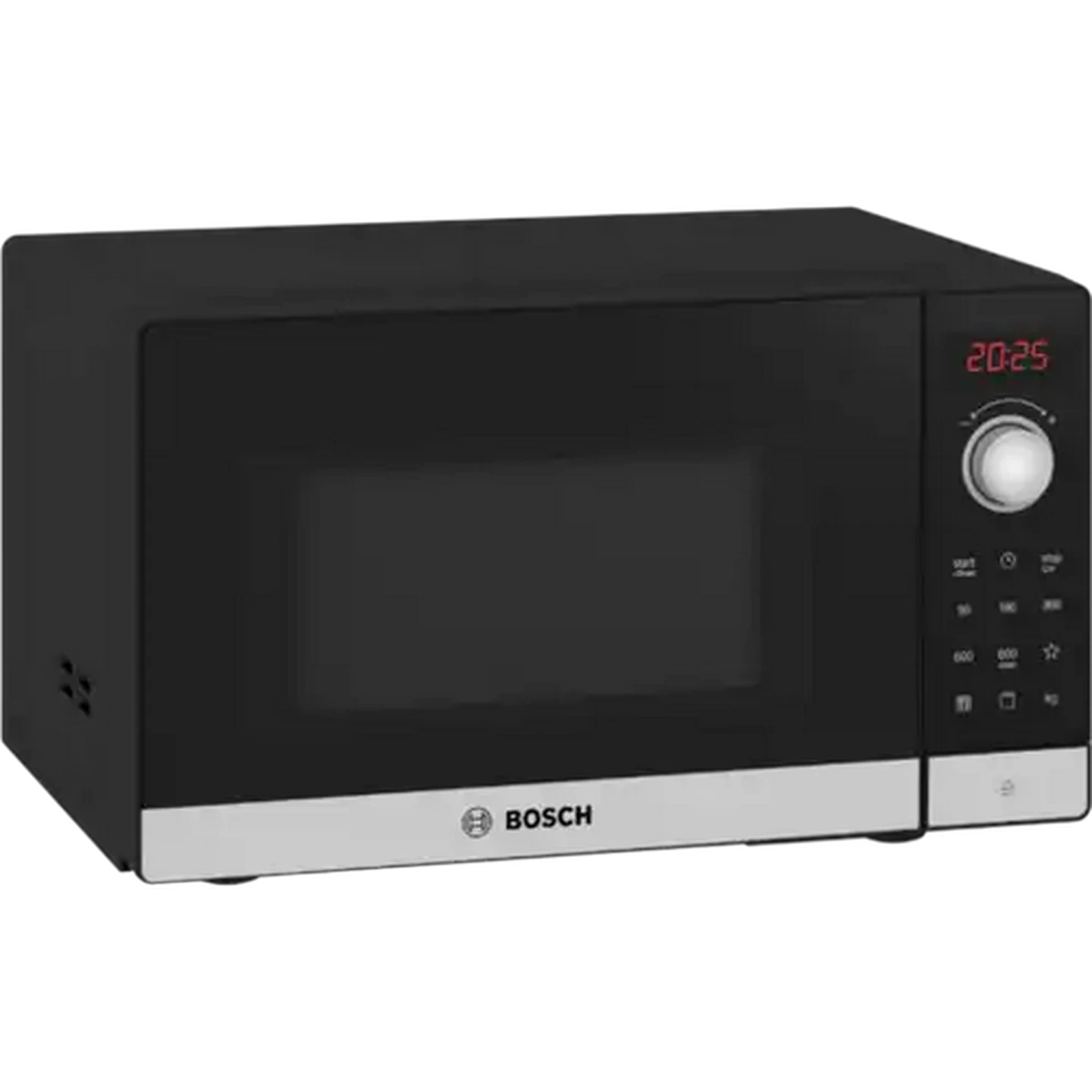 Image of Bosch Series 2 Black Stainless Steel Microwave with Grill 25L (FEL053MS2)