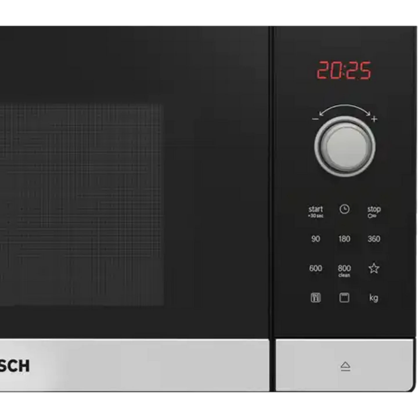 Image of Bosch Series 2 Black Stainless Steel Microwave with Grill 25L (FEL053MS2)