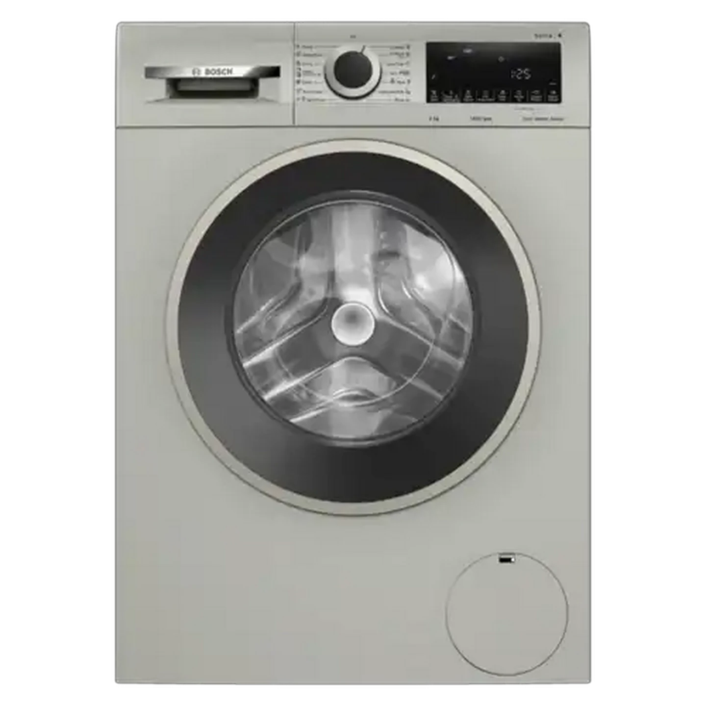 Image of Bosch Series 4 Silver Inox Front Loader Washing Machine 9kg (WGA1440XZA)