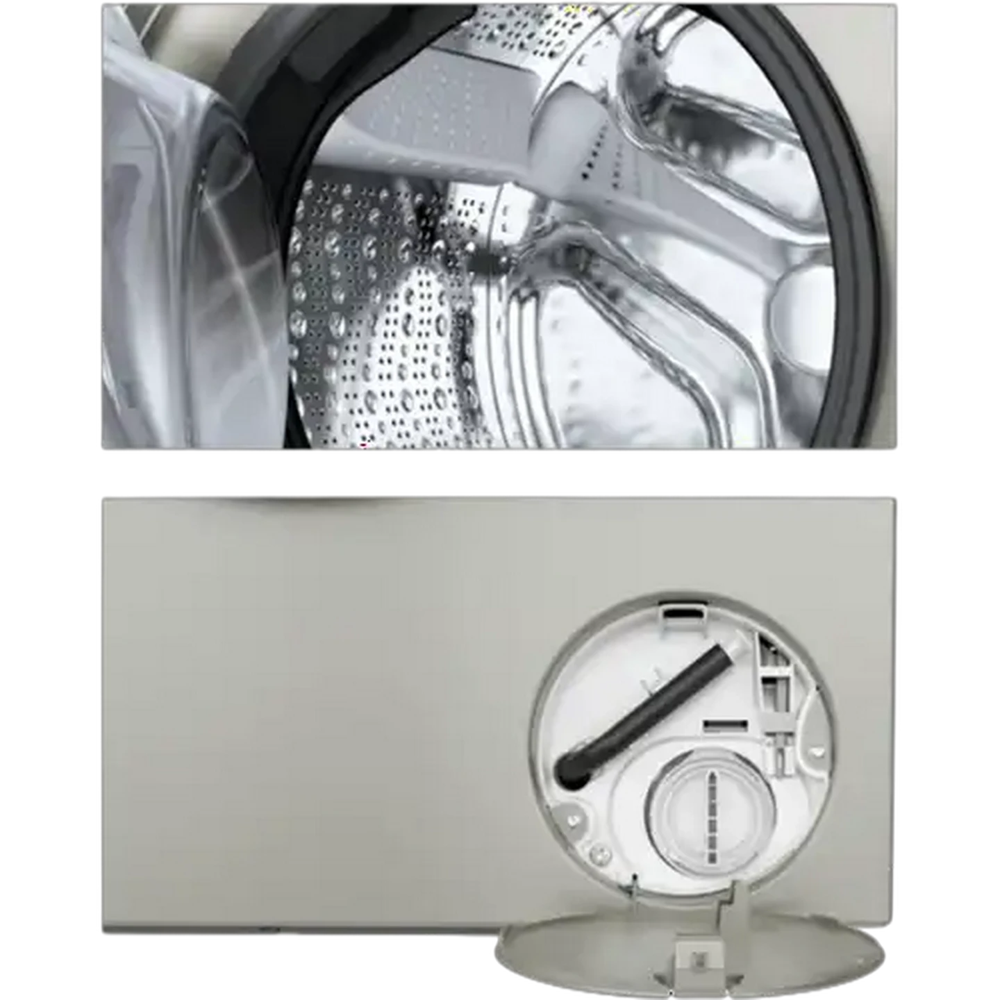 Image of Bosch Series 4 Silver Inox Front Loader Washing Machine 9kg (WGA1440XZA)