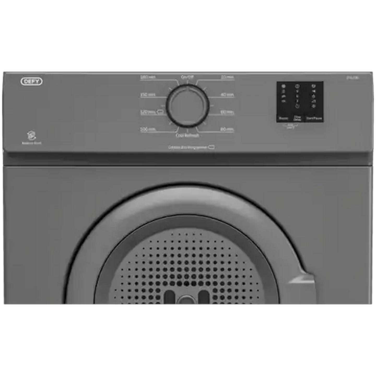 Image of Defy Manhattan Grey Air Vented Tumble Dryer 6kg (DTD236)