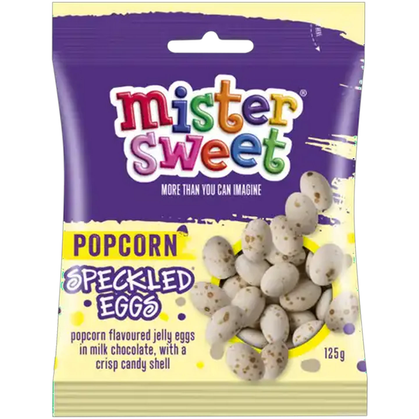 Image of Mister Sweet Popcorn Speckled Eggs 125g