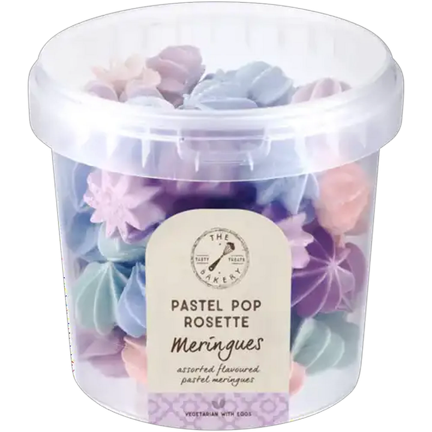 Image of The Bakery Pastel Pop Rosette Meringues 70g