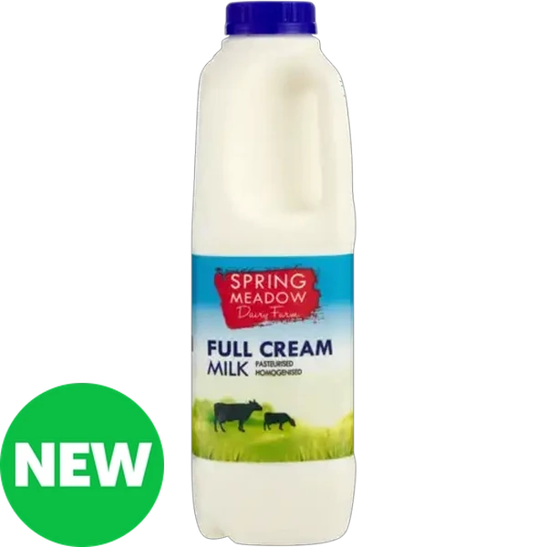 Spring Meadow Dairy Full Cream Milk 1L