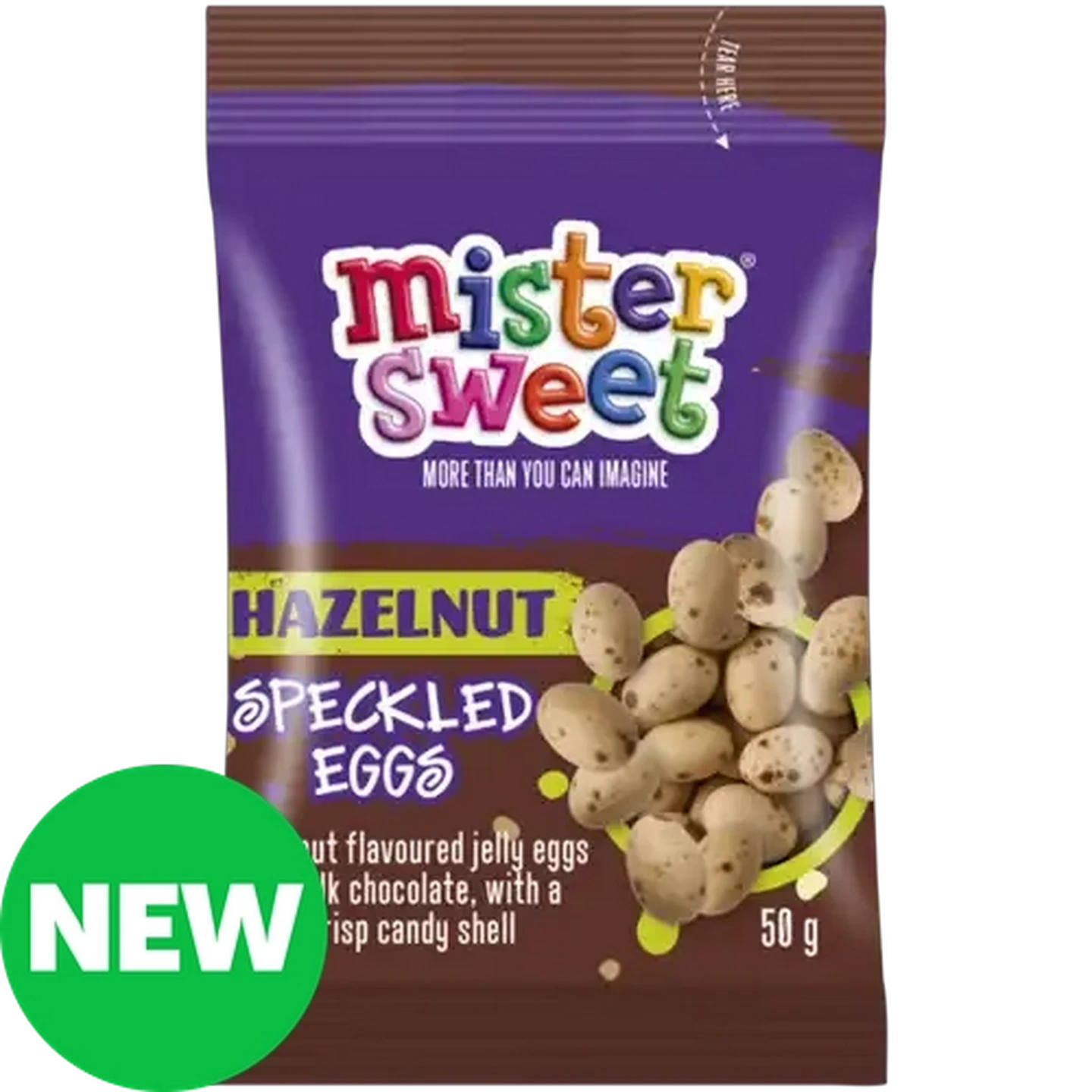 Image of Mister Sweet Hazelnut Speckled Eggs 50g