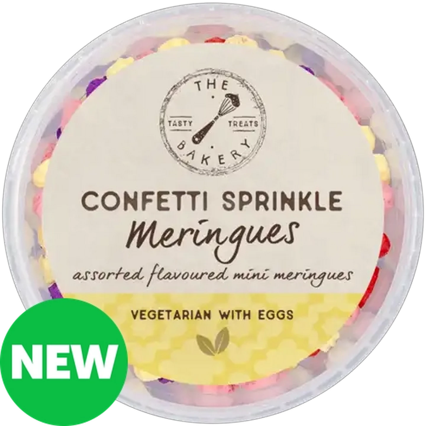 Image of The Bakery Confetti Sprinkle Meringues 25g