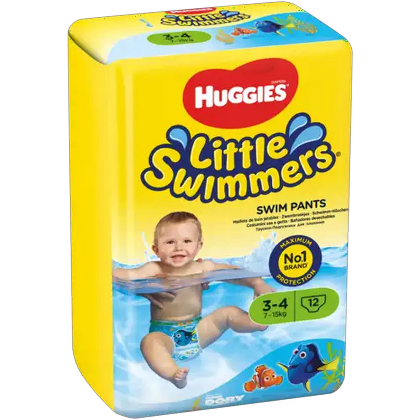Image of Huggies Little Swimmers Size 3-4 Diapers 12 Pack (7-15kg)