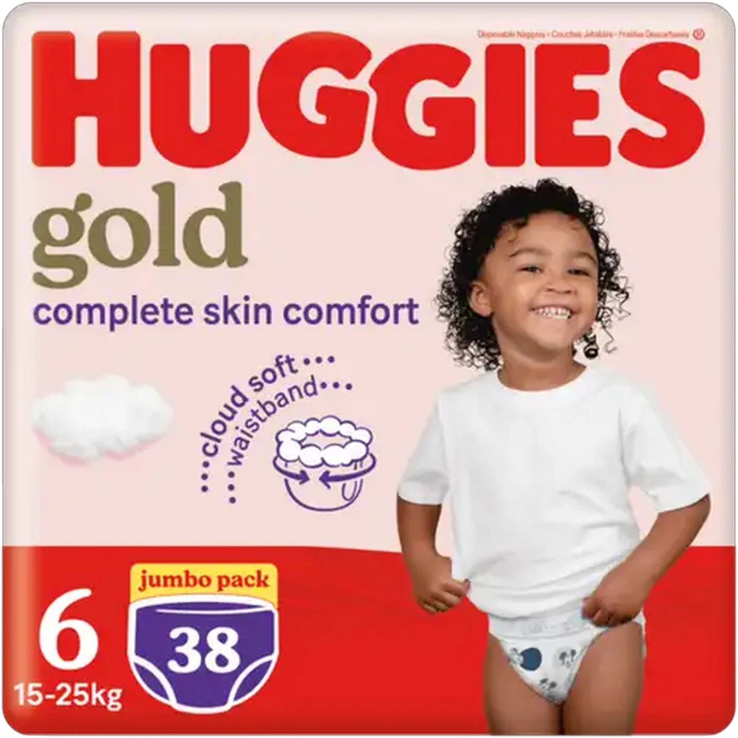 Image of Huggies Gold Size 6 Jumbo Diaper Pants 38 Pack