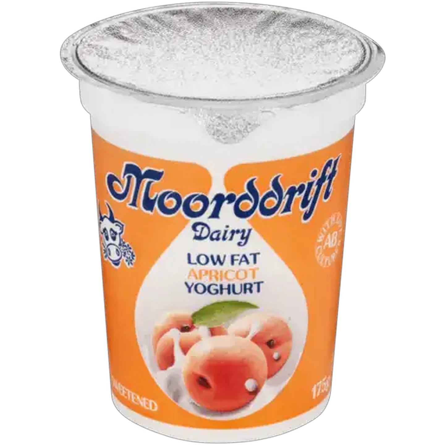 Image of Moorddrift Dairy Apricot Flavoured Low Fat Yoghurt 175g