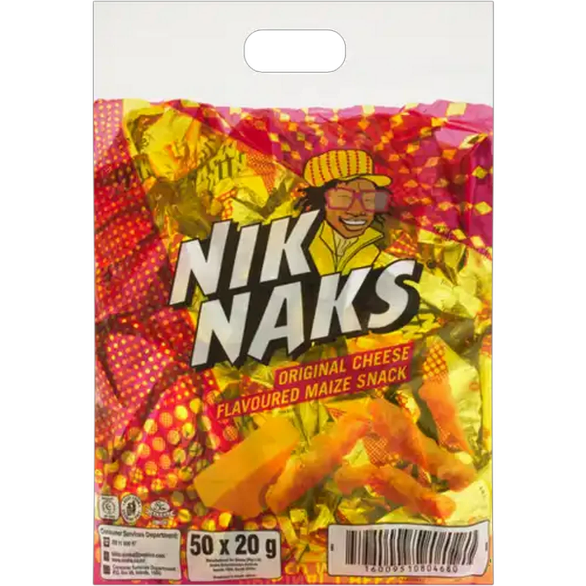 Checkers Sixty60 | NikNaks Original Cheese Flavoured Maize Snack
