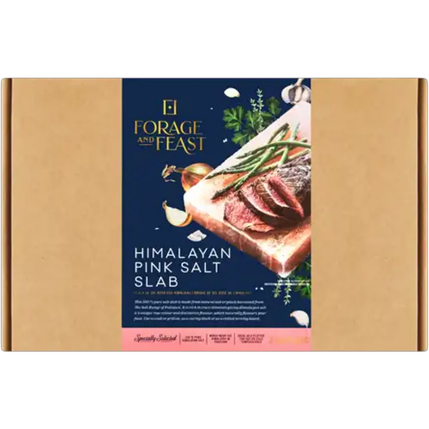 Image of Forage And Feast Himalayan Pink Salt Slab