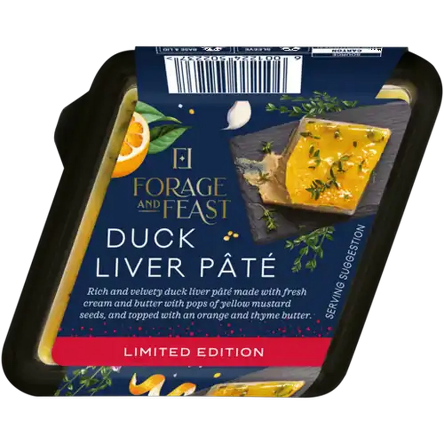 Image of Forage And Feast Limited Edition Duck Liver Pâté 195g