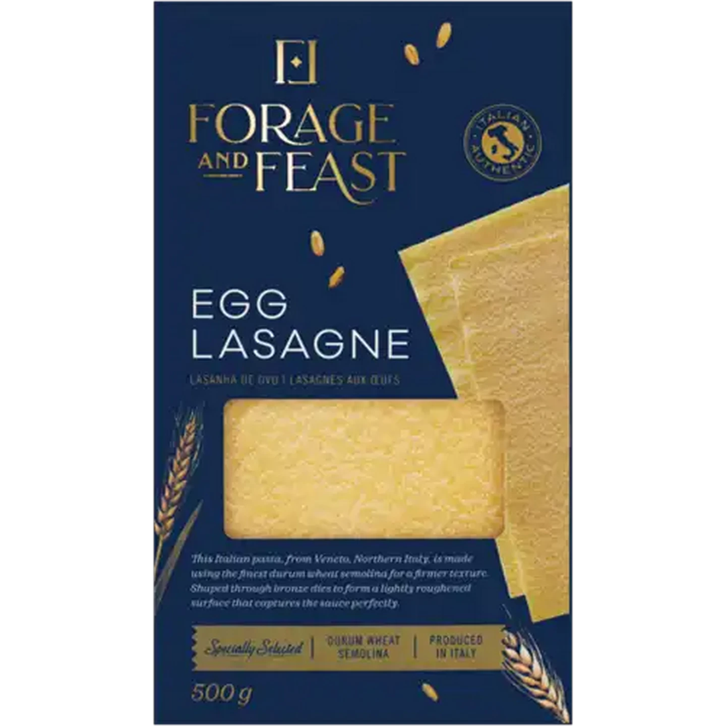 Image of Forage And Feast Egg Lasagne 500g