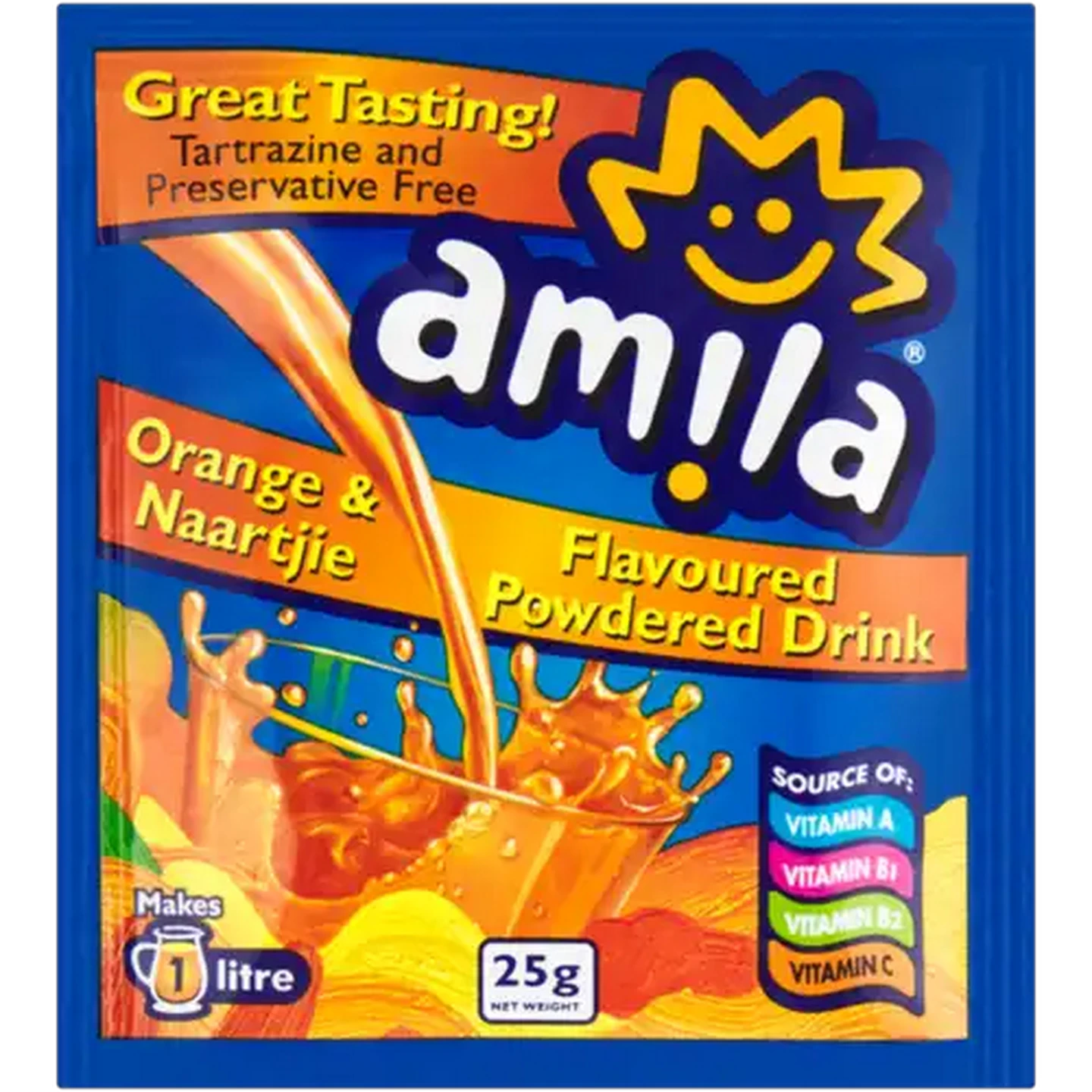 Image of Amila Orange & Naartjie Flavoured Powdered Drink 25g