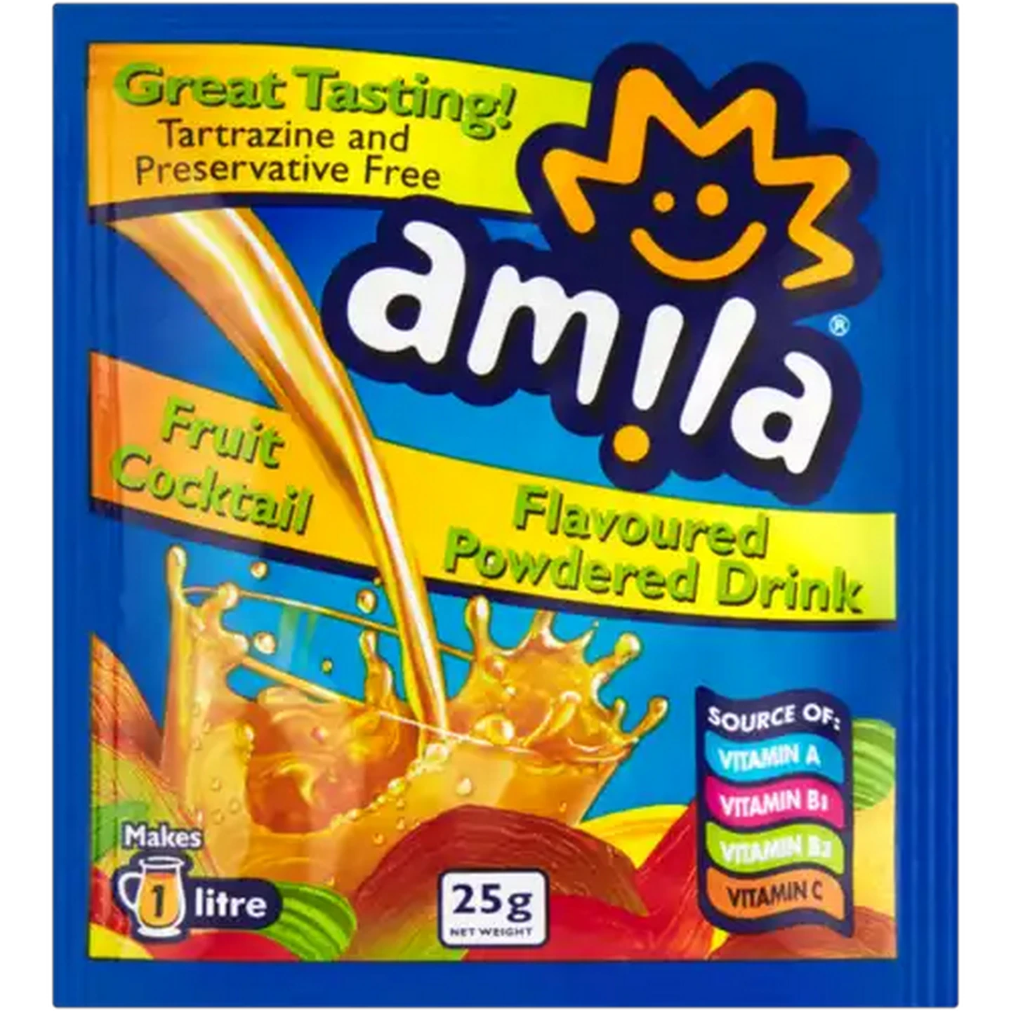 Image of Amila Fruit Cocktail Flavoured Powdered Drink 25g