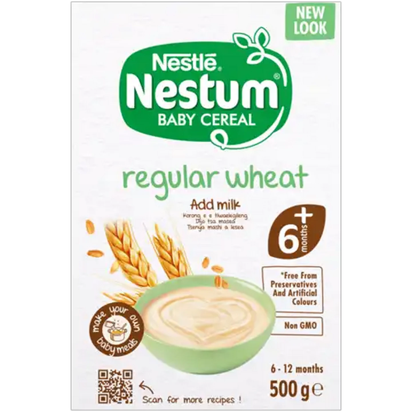 Image of Nestlé Nestum Regular Wheat Baby Cereal 500g
