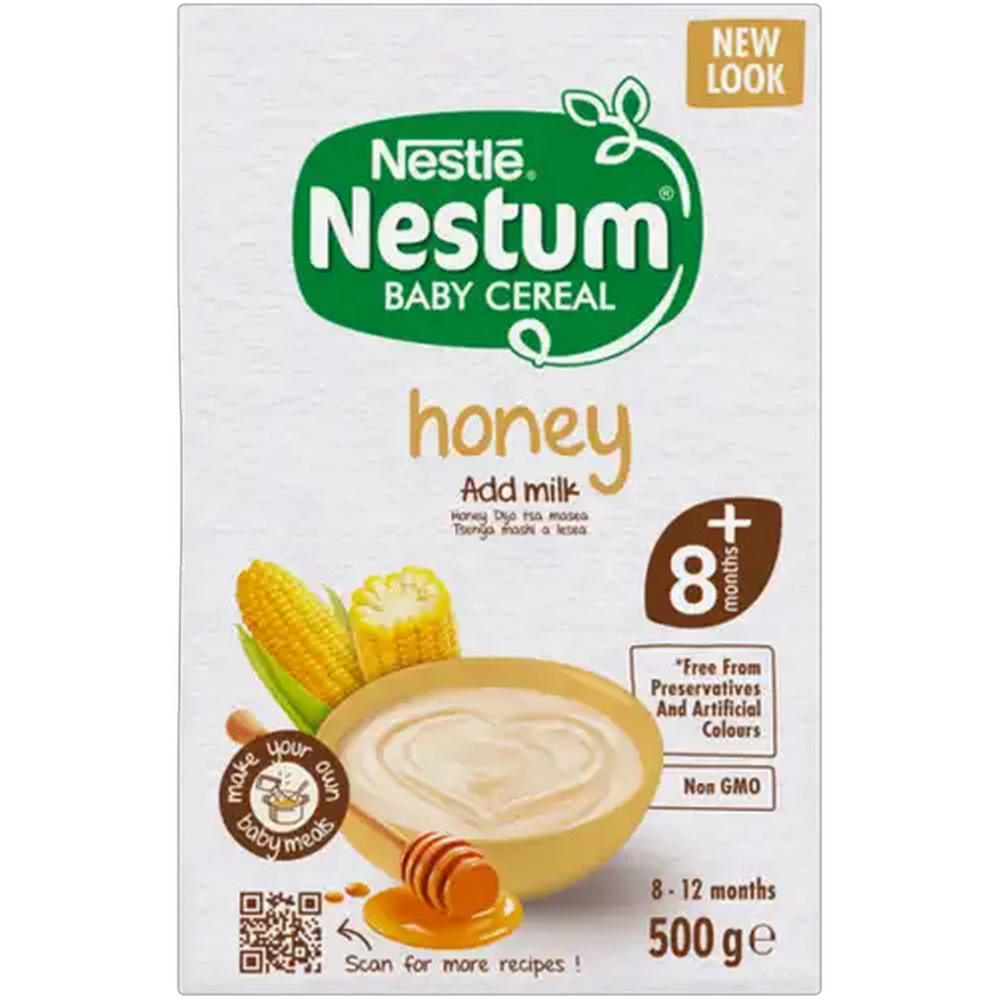 Image of Nestum 8-12 Months Honey Baby Cereal 500g