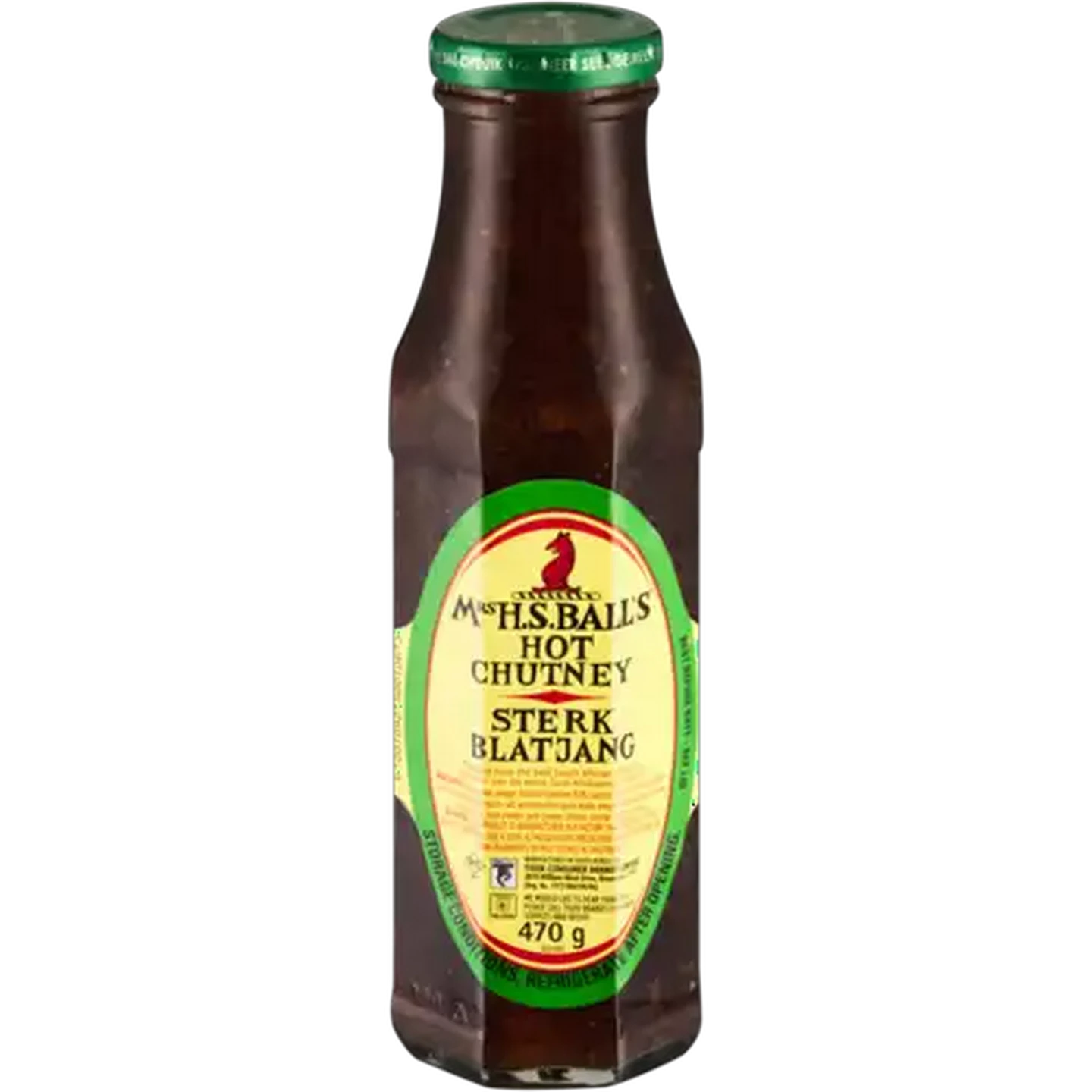Image of Mrs H.S. Ball’s Chutney Hot Chutney 470g