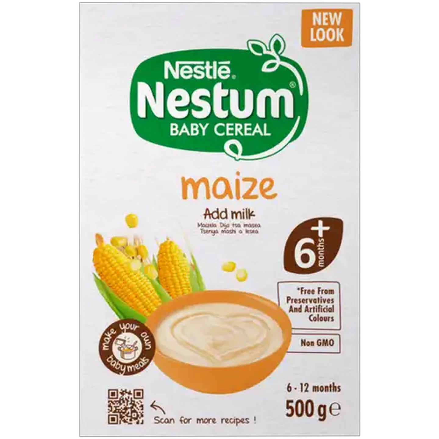 Image of Nestlé Nestum Maize Baby Cereal 500g