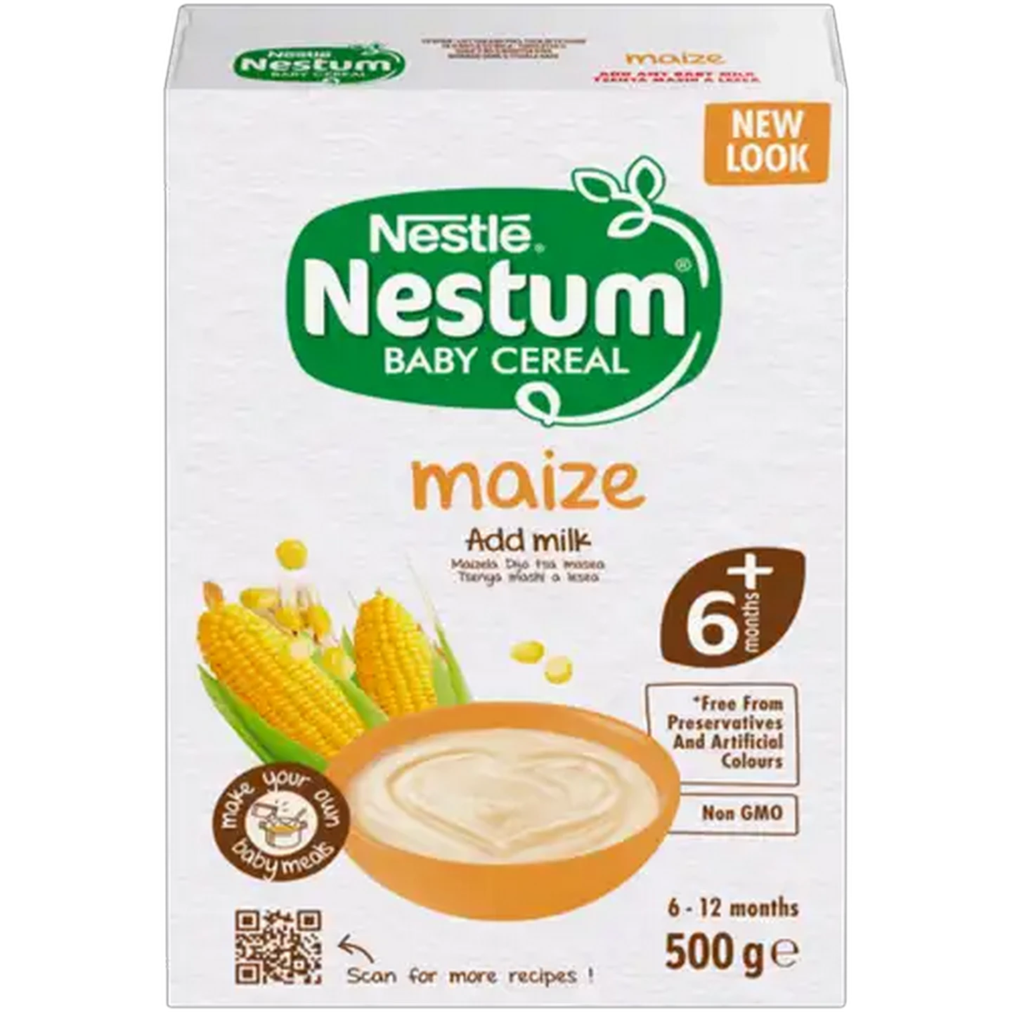 Image of Nestlé Nestum Maize Baby Cereal 500g