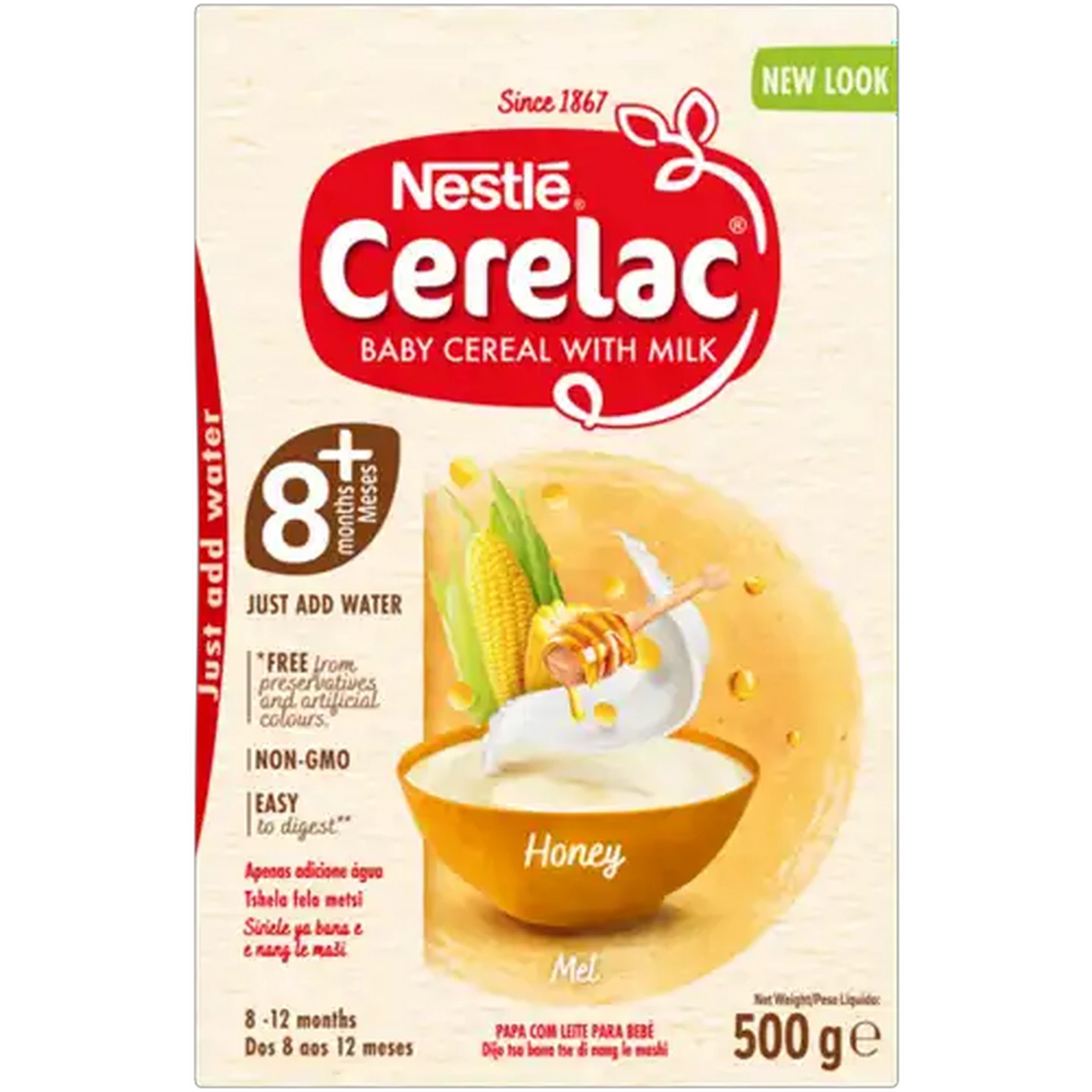 Image of Nestlé Cerelac Honey Baby Cereal with Milk 500g