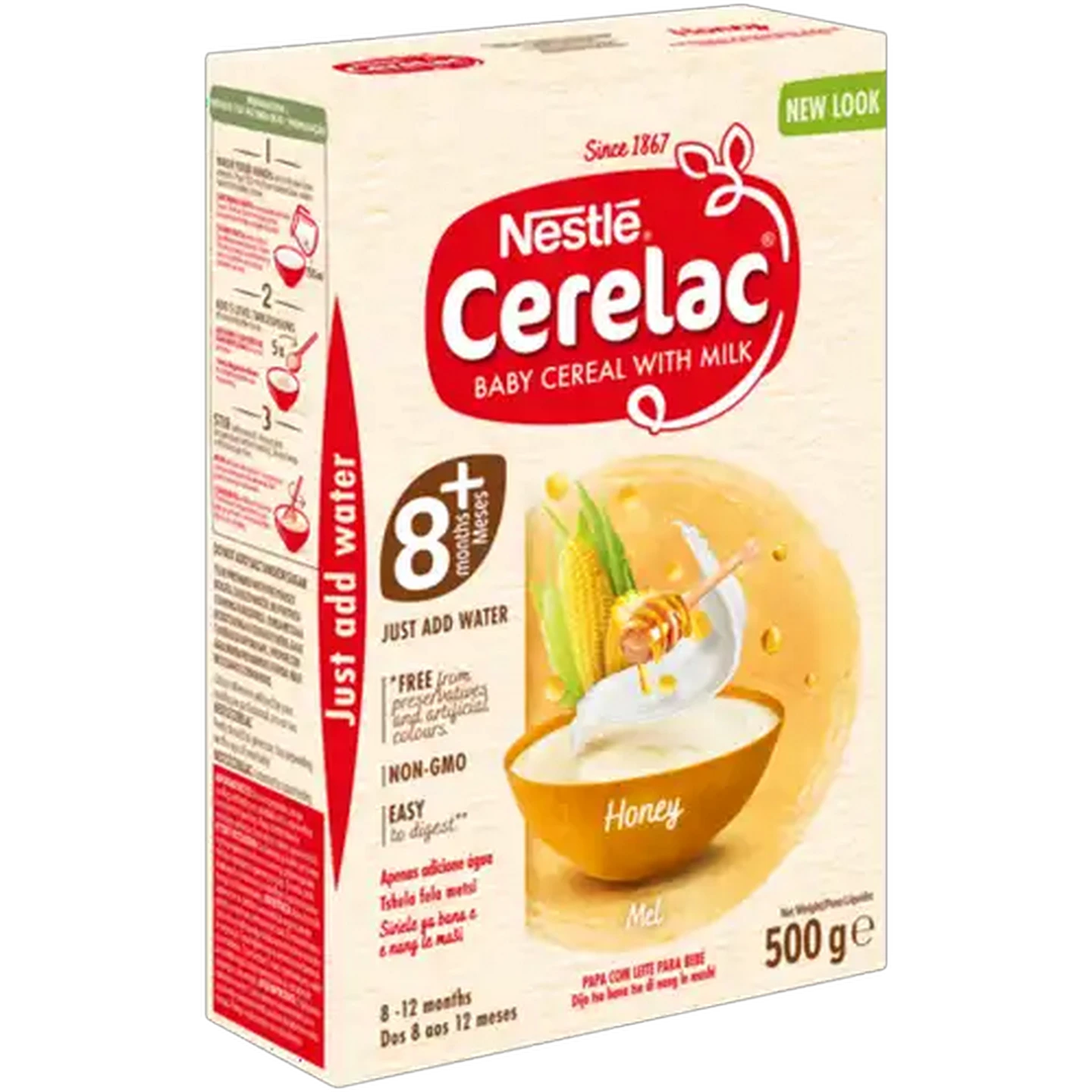 Image of Nestlé Cerelac Honey Baby Cereal with Milk 500g